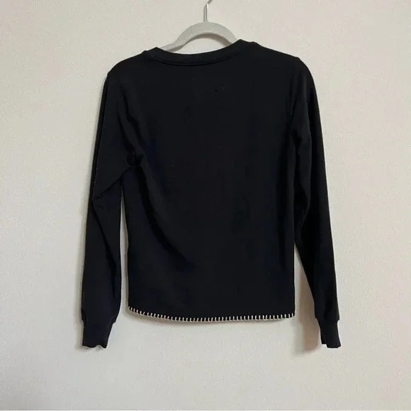 L’Agence V Neck Sweater Black - Picture 3 of 3